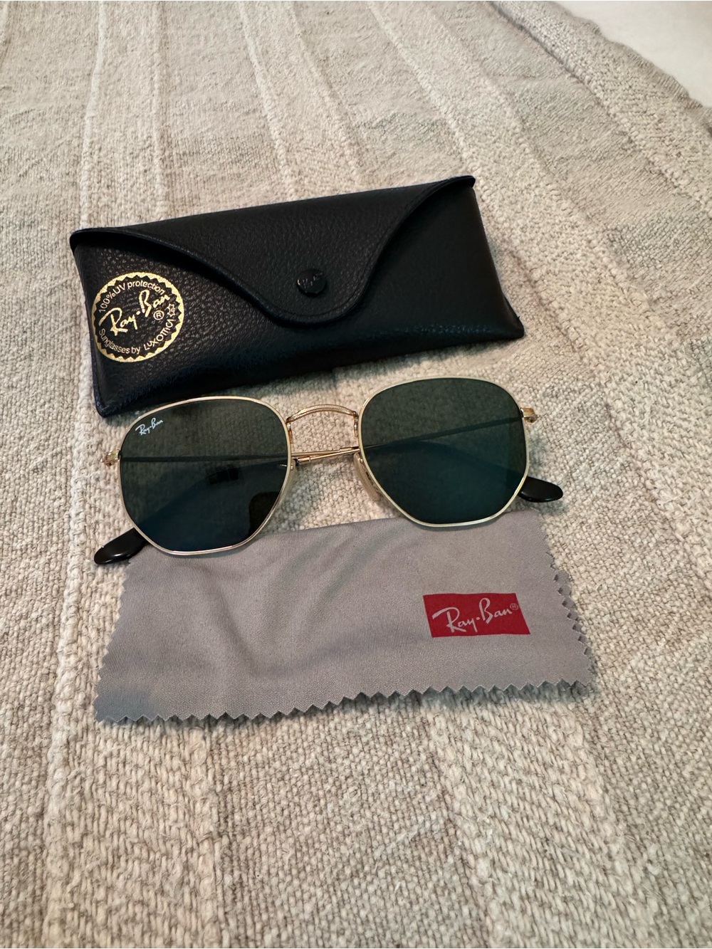 Ray-Ban Hexagonal Flat Sunglasses - RB3548N - Picture 7 of 10